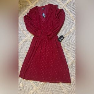 NWT - Express - Red Dot Dress